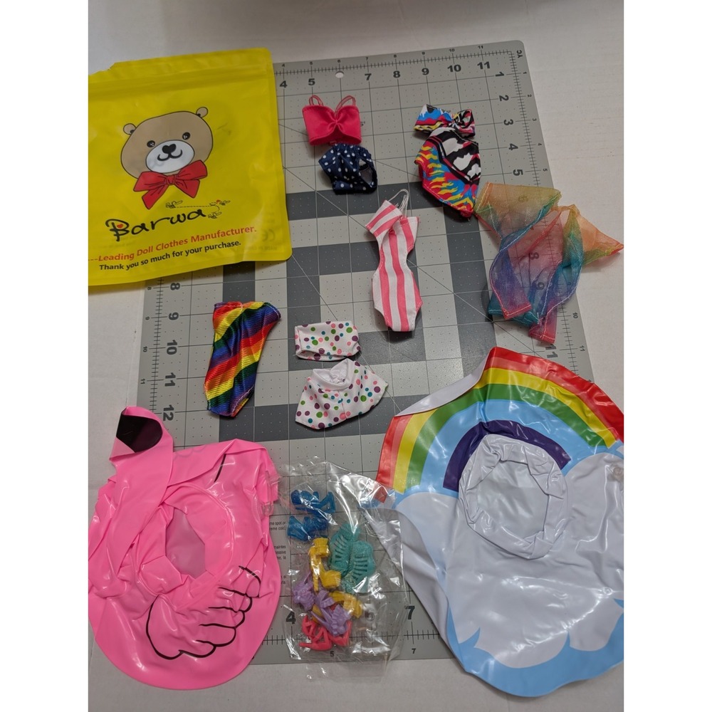 Barwa Doll Clothing Blind Bag Swimwear Pool Floaties 13‎ Pieces 11 Inch Fashion